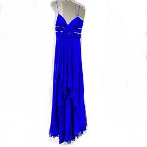 Cache High Low Chiffon Dress